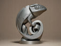 Statue Caméléon Design Moderne – Sculpture Décorative Imprimée en 3D – Objet de Décoration Original pour Maison ou Bureau