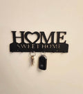 Porte clés mural personnalisé – Home Sweet Home – rangement entrée – décoration murale – idée cadeau maison