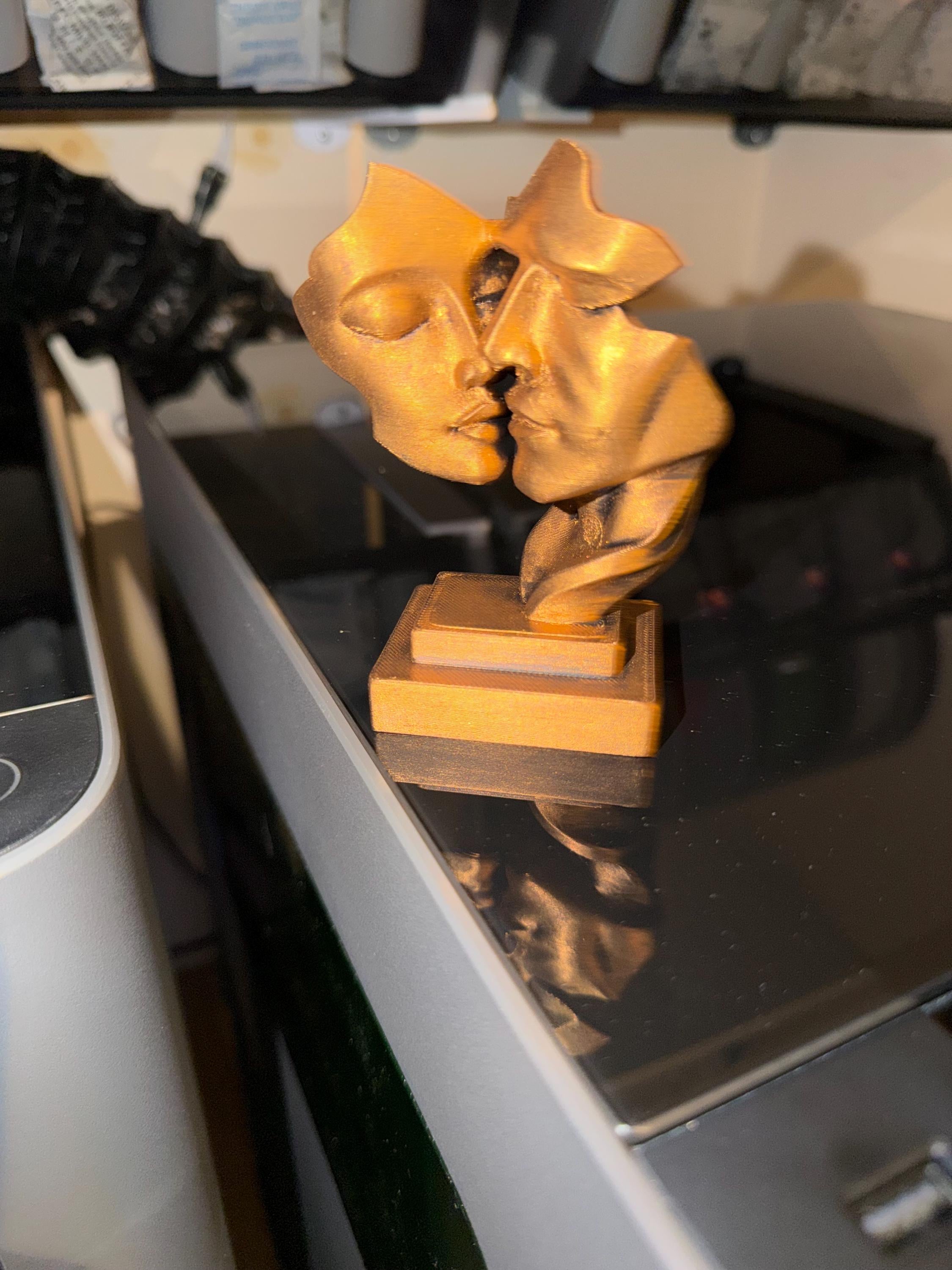 Abstract Face Sculpture – Modern Art Statue – Minimalist Home Decor – Contemporary Design – Unique Gift Idea – 3D Printed Sculpture