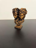 Gémeaux  Zodiac Sculpture – Astrology Decor – Twin Sign Statue – Spiritual Home Decor – 3D Printed Bronze Effect – Unique Gift