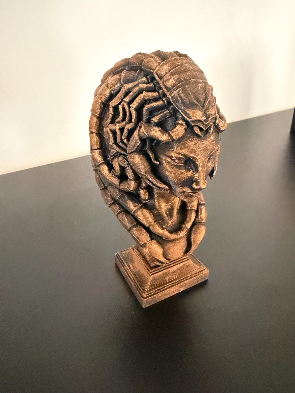 Scorpio Zodiac Sculpture – Astrology Decor – Scorpio Statue – Spiritual Home Decor – 3D Printed Bronze Effect – Unique Gift