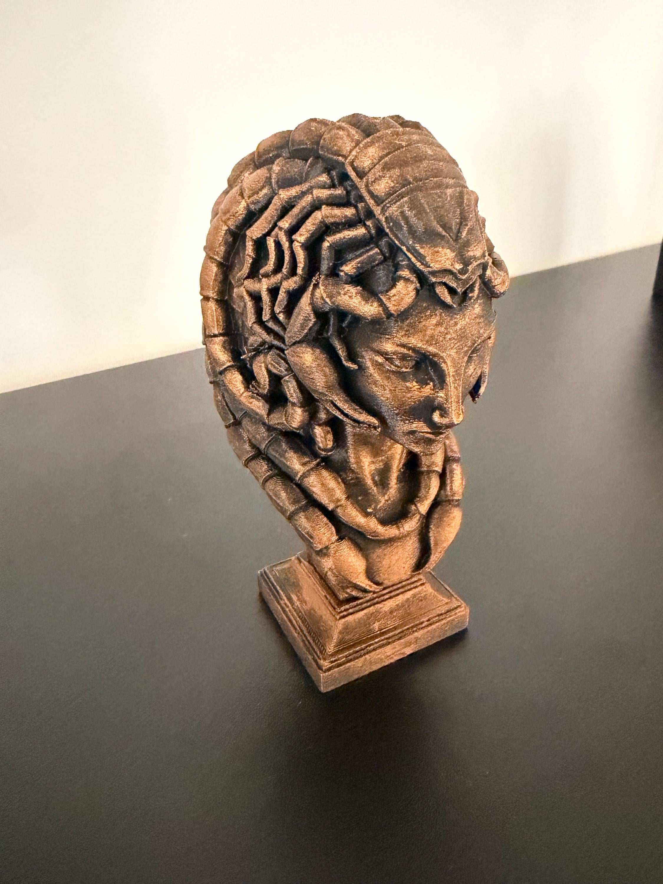 Scorpio Zodiac Sculpture – Astrology Decor – Scorpio Statue – Spiritual Home Decor – 3D Printed Bronze Effect – Unique Gift