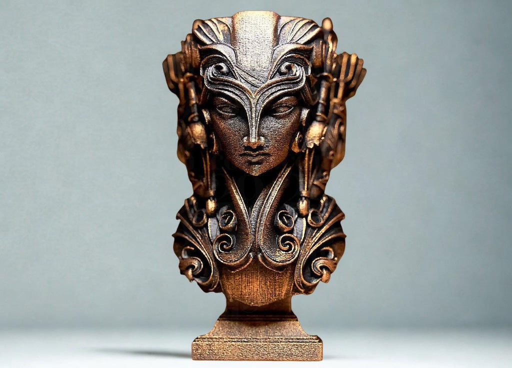 Statue Sagittaire  astrologie – déco zodiac effet bronze – sculpture 3D artisanale – idée cadeau astrologie