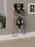 Porte laisse chien personnalisé – Support mural laisse & harnais – Accroche laisse design – Cadeau chien – Décoration entrée – Impression 3D
