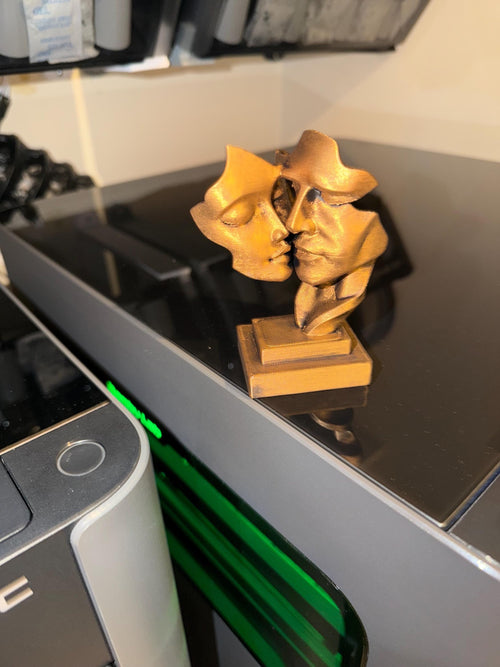 Abstract Face Sculpture – Modern Art Statue – Minimalist Home Decor – Contemporary Design – Unique Gift Idea – 3D Printed Sculpture