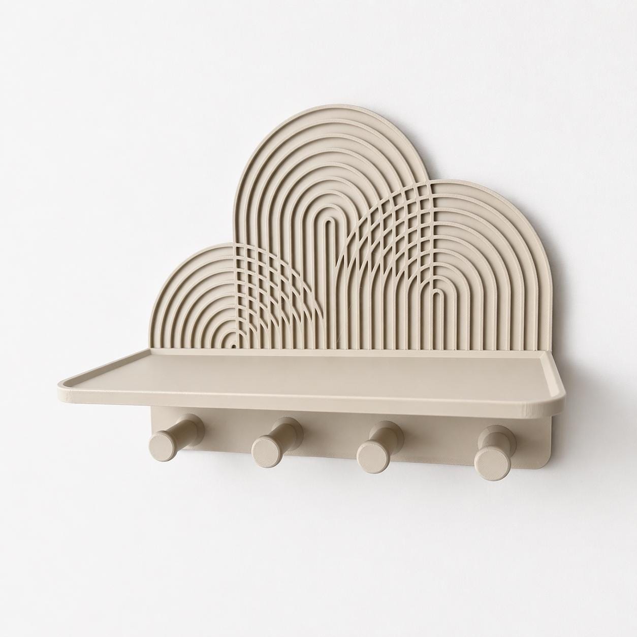 Porte-clés mural avec étagère | Décoration d’entrée moderne | Support mural design minimaliste | Rangement clés, lunettes et accessoires