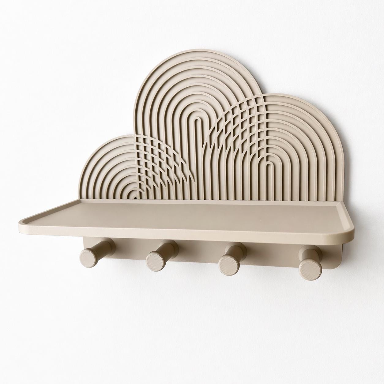 Porte-clés mural avec étagère | Décoration d’entrée moderne | Support mural design minimaliste | Rangement clés, lunettes et accessoires