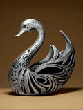Abstract Swan Sculpture – Modern Minimalist Decor – Elegant Home Decoration – Contemporary Art Statue – Unique Gift Idea – 3D Printed