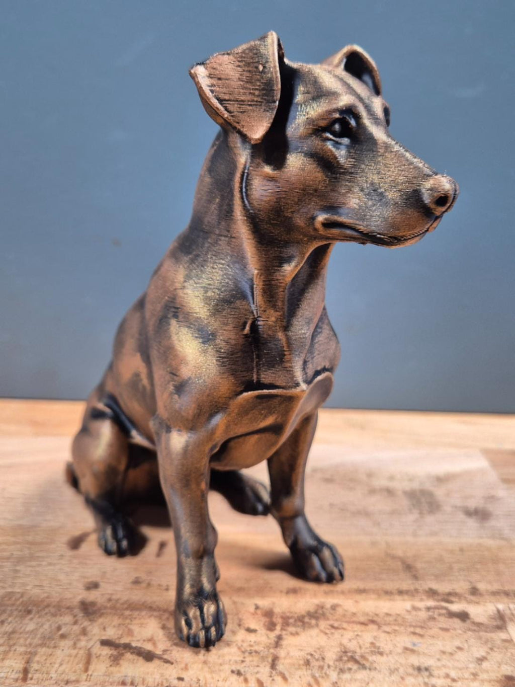Statue Chien Jack Russell | Figurine déco moderne | Idée cadeau personnalisée | Impression 3D artisanale | Décoration maison unique