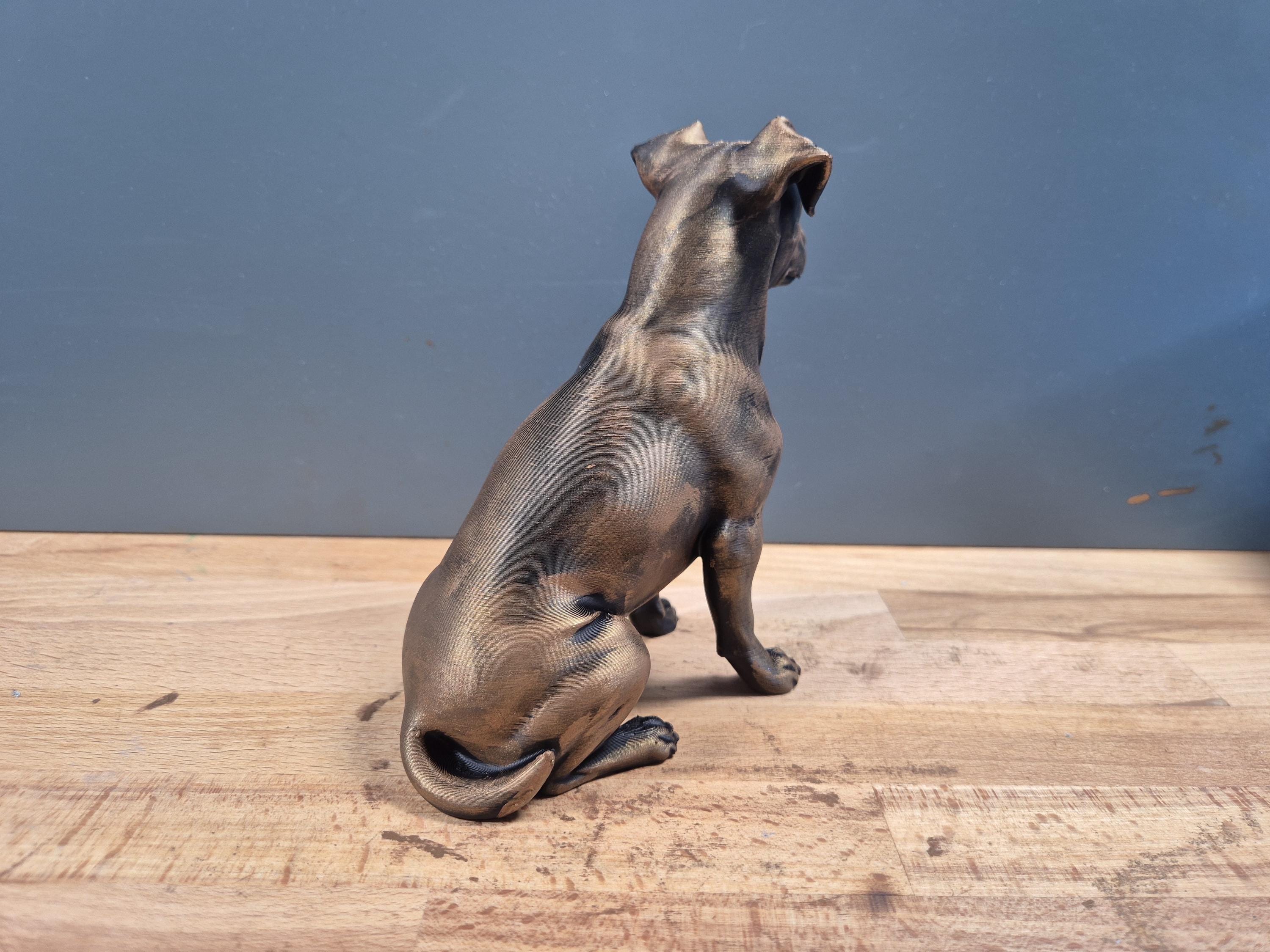 Statue Chien Jack Russell | Figurine déco moderne | Idée cadeau personnalisée | Impression 3D artisanale | Décoration maison unique