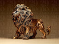 Lion Baroque Sculpture – Décoration Luxe – Statue Lion Artistique – Design Élégant & Moderne