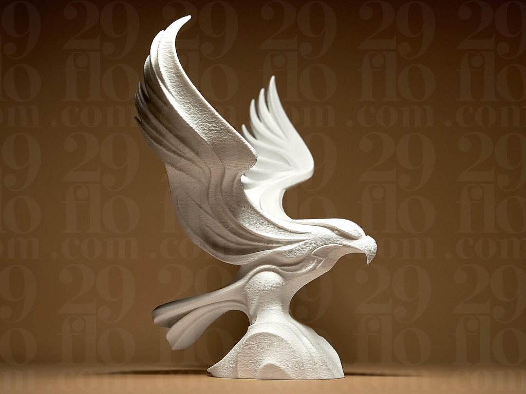 Statue Aigle décorative – Sculpture moderne oiseau – Aigle en vol – Décoration murale ou bureau – Cadeau puissant & élégant