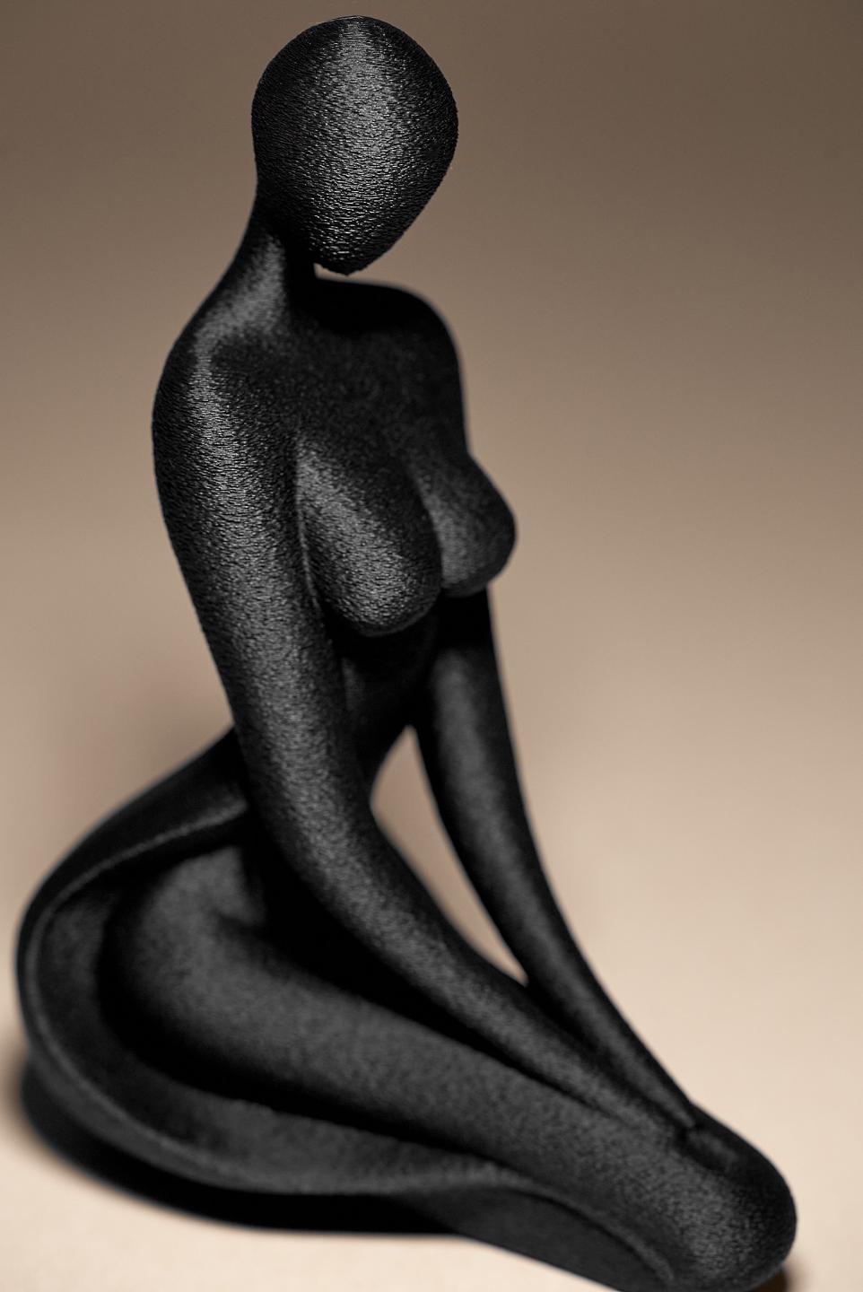 Sculpture Visage Abstrait Moderne – Statue Artistique Minimaliste en Impression 3D | Décoration Contemporaine