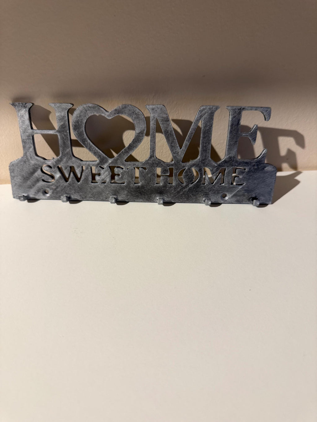 Porte clés mural personnalisé – Home Sweet Home – rangement entrée – décoration murale – idée cadeau maison