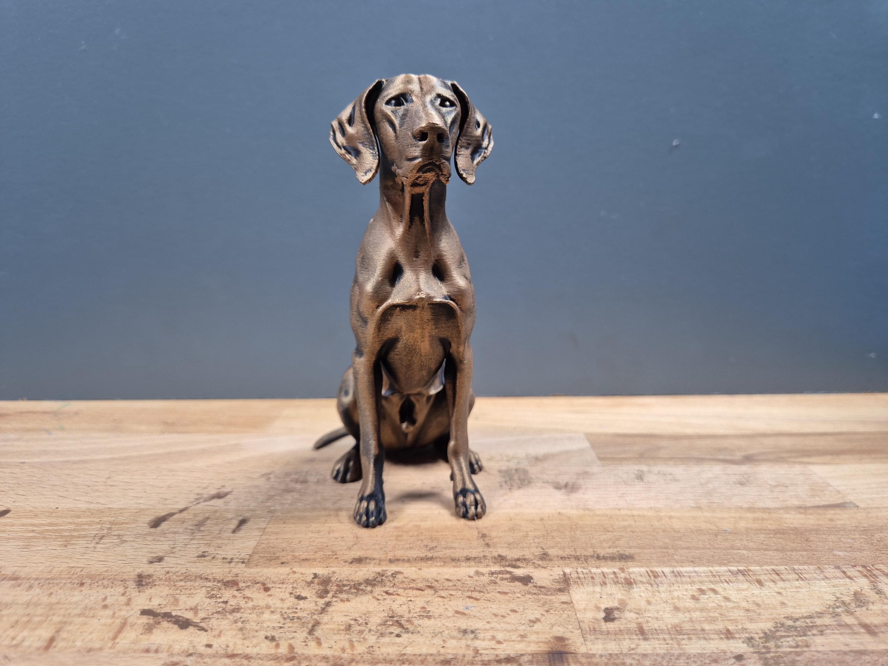 Braque Allemand à Poil Court – Statue de Chien 3D Style Bronze | Décoration Intérieure & Cadeau Personnalisé