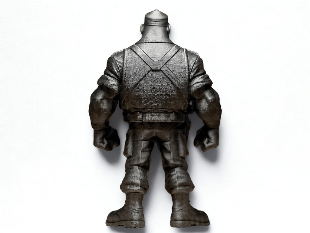 Figurine militaire 3D stylisée – statue soldat moderne – décoration bureau homme – idée cadeau original