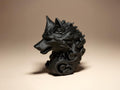 Tête de Loup Mystique – Statue Décorative Fantasy en Impression 3D | Déco Gothique et Cadeau Unique