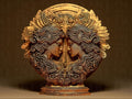 Gémeaux Astrologique – Statue Signe du Zodiaque Gémeaux en Impression 3D – Décoration Mystique Effet Bronze – Cadeau Astrologie