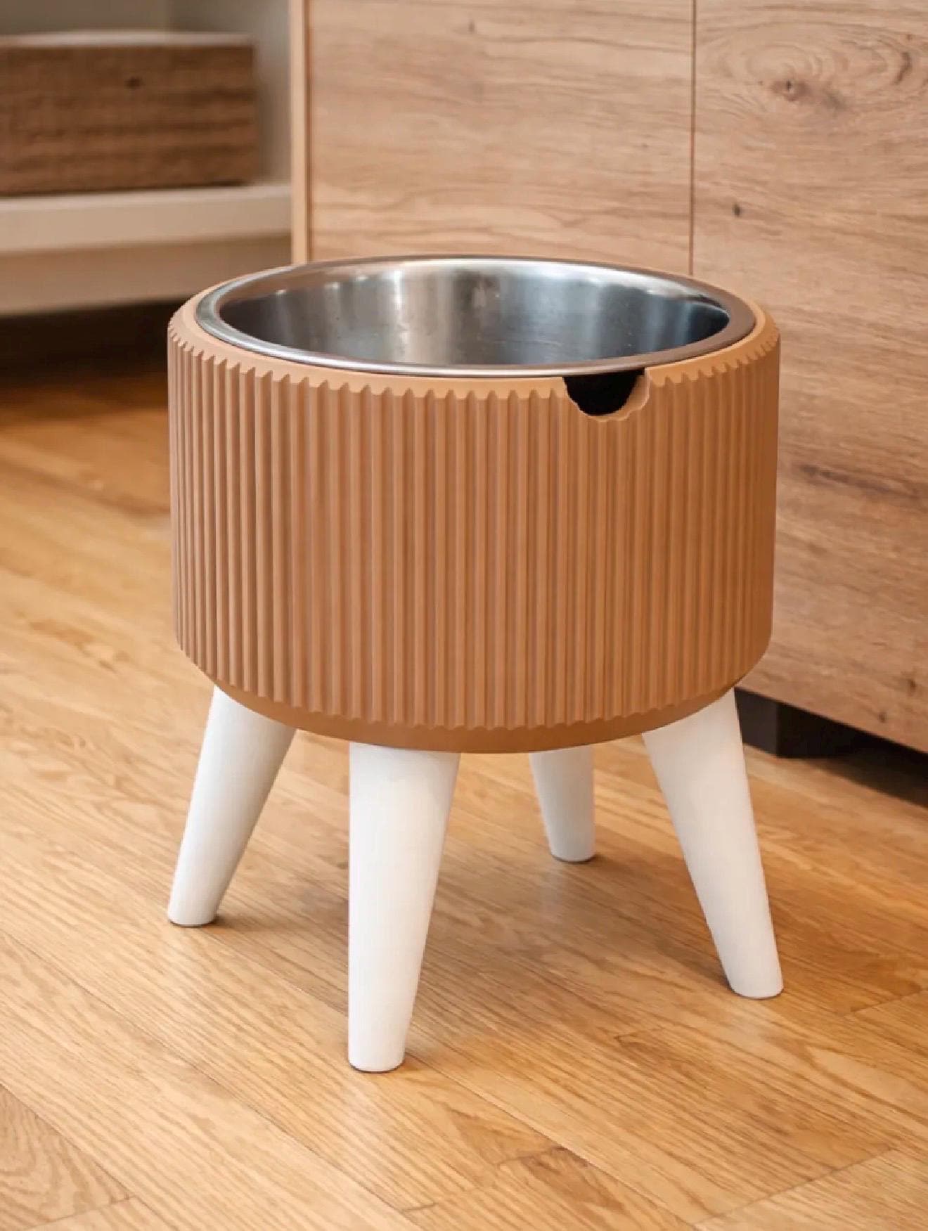 Support de gamelle surélevé pour chien et chat – Porte gamelle design moderne – Support bol animaux imprimé 3D – Décoration maison – Gamelle