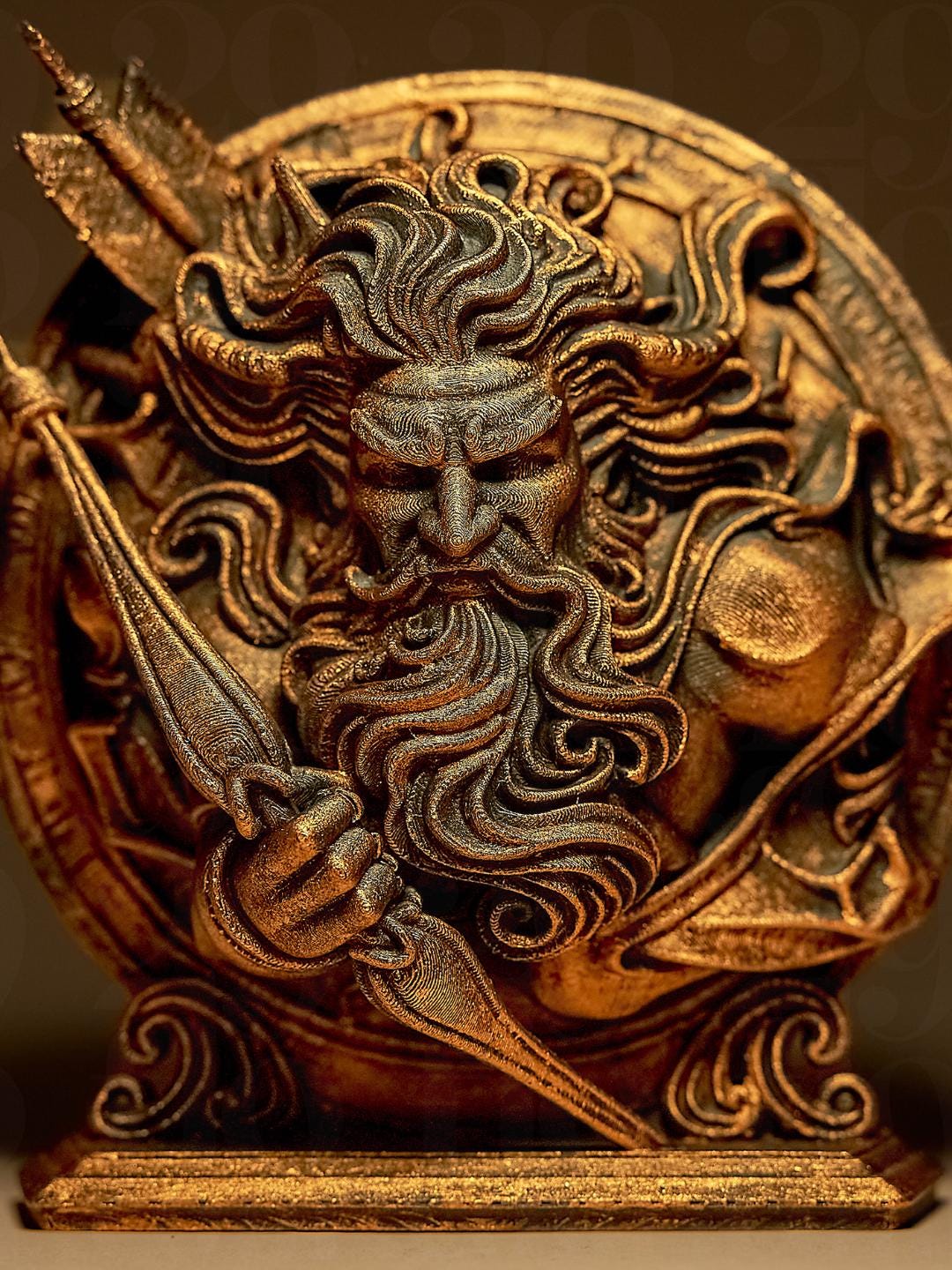 Statue Sagittaire Signe du Zodiaque – Décoration Astrologique Imprimée en 3D – Cadeau Horoscope Unique