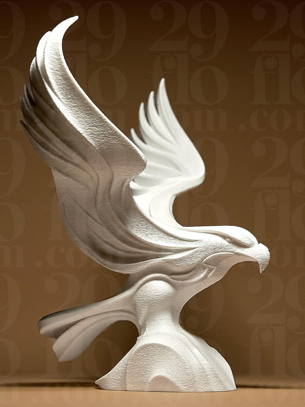 Statue Aigle décorative – Sculpture moderne oiseau – Aigle en vol – Décoration murale ou bureau – Cadeau puissant & élégant