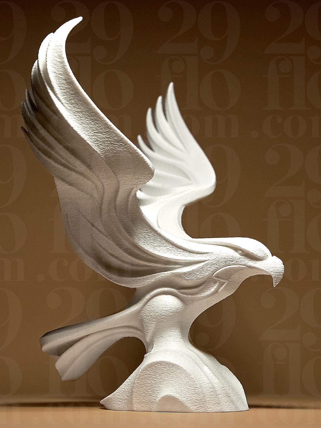 Statue Aigle décorative – Sculpture moderne oiseau – Aigle en vol – Décoration murale ou bureau – Cadeau puissant & élégant