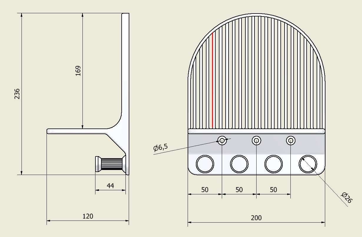 Porte-Clés Mural Arche avec Étagère – Support Mural Design pour Clés, Décoration et Accessoires
