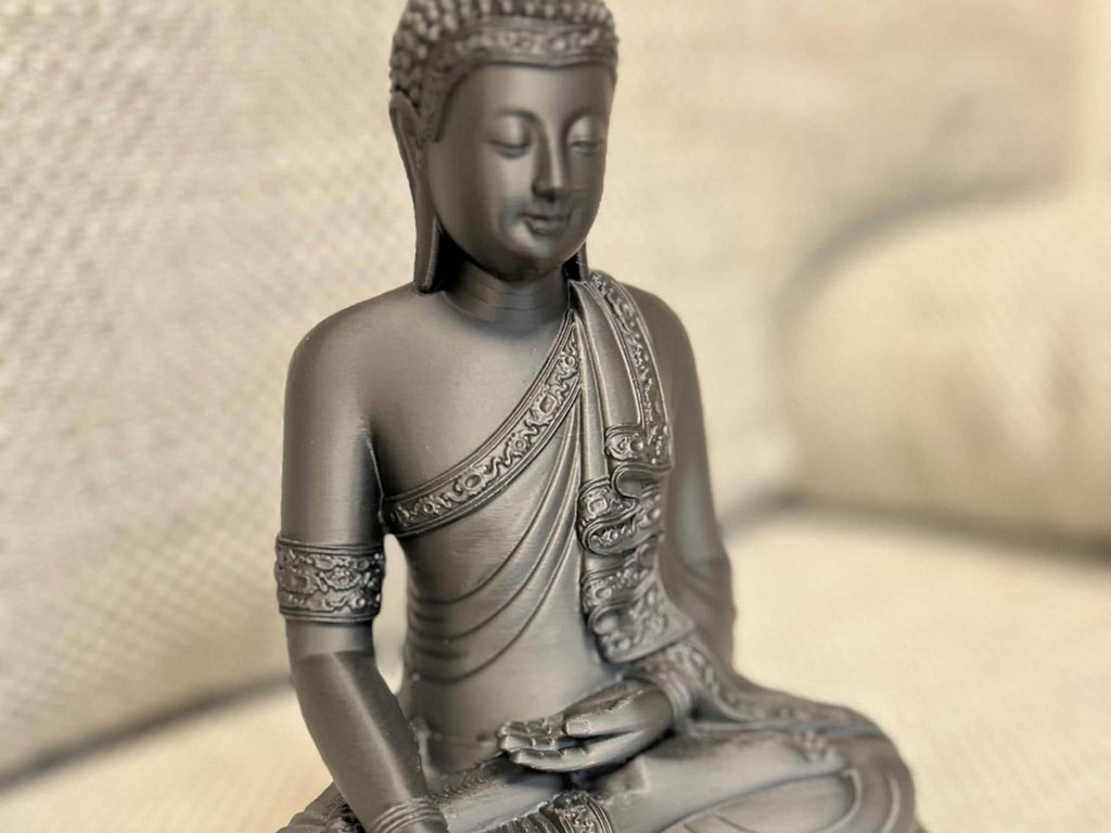 Statue Bouddha Thaïlandais – Sculpture Zen et Décoration Spirituelle Imprimée en 3D