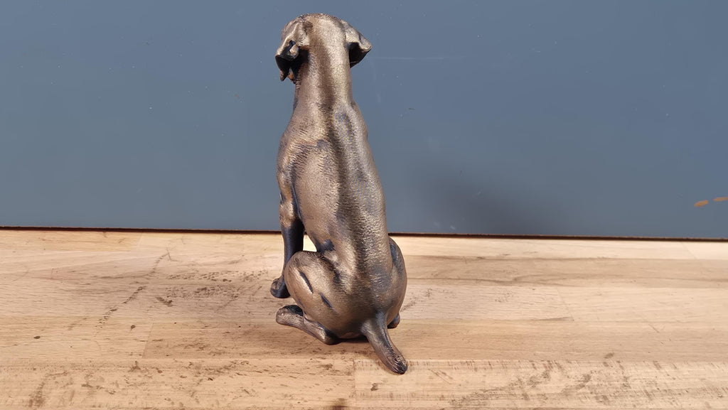 Statue Braque Allemand Bronze – Sculpture Chien de Chasse en Impression 3D | Décoration Élégante & Cadeau Passion Chien