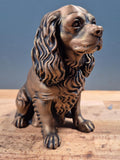 Statue Cavalier King Charles Bronze – Sculpture Chien Élégante en Impression 3D | Décoration Raffinée & Cadeau Dog Lover