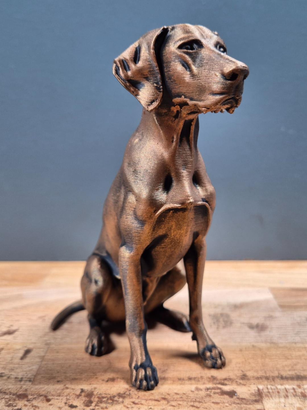 Braque Allemand à Poil Court – Statue de Chien 3D Style Bronze | Décoration Intérieure & Cadeau Personnalisé