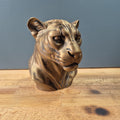 Buste Panthère Noire – Statue Félin Sauvage – Sculpture Moderne Imprimée en 3D