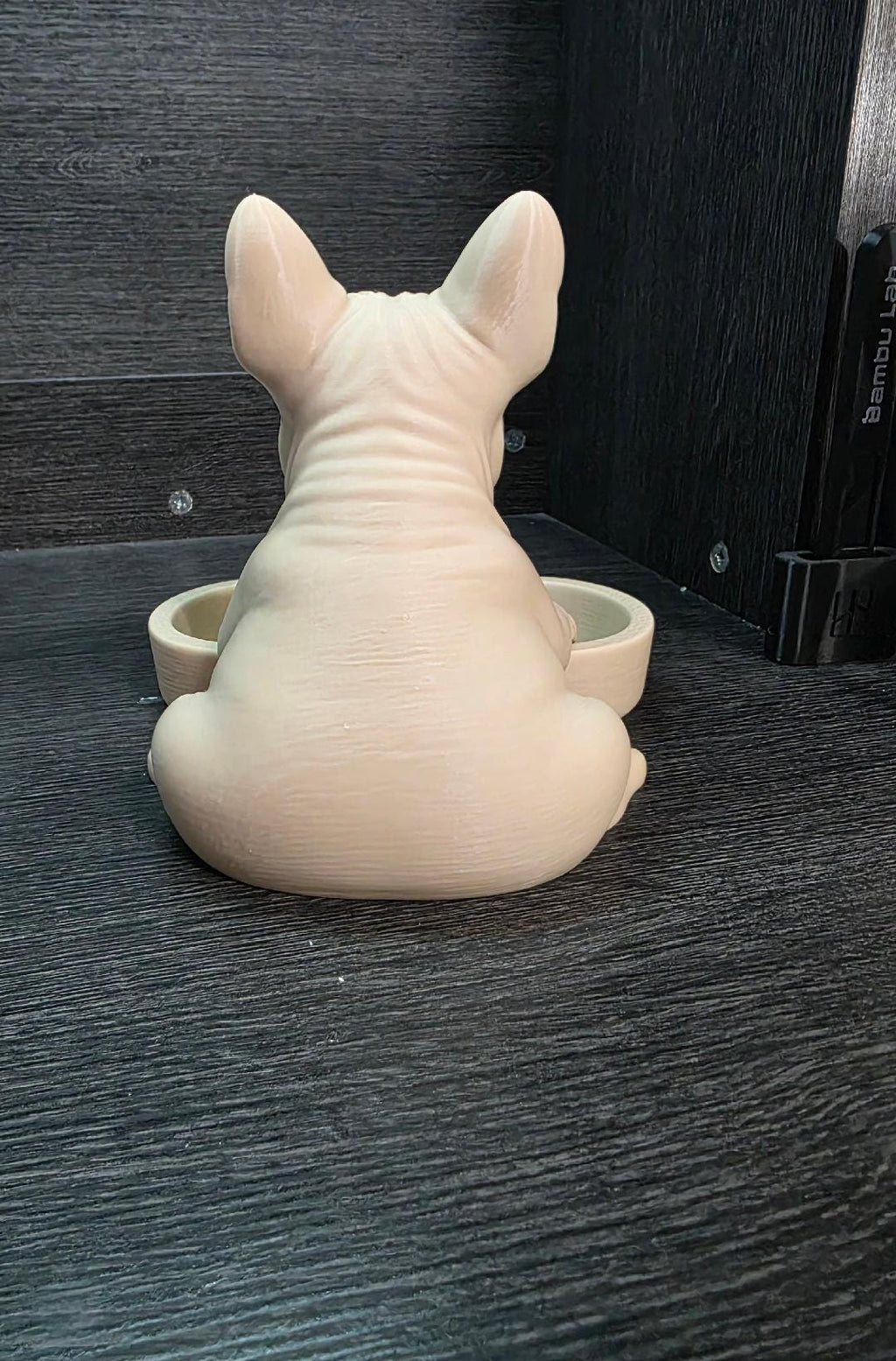 Vide-Poche Bouledogue Français – Organisateur Clés & Bijoux – Décoration Chien Imprimée en 3D