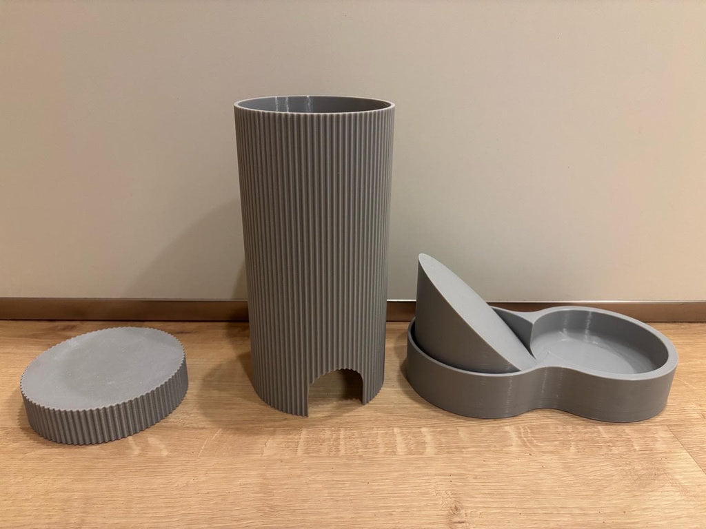 Distributeur Automatique de Croquettes pour Chat et Chien – Gamelle Design Moderne en Impression 3D