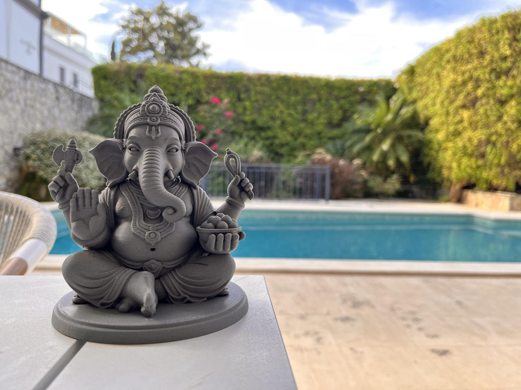 Statue de Ganesha en Impression 3D – Décoration Zen et Spirituelle – Idée Cadeau Feng Shui – Sculpture Hindoue