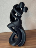 Sculpture Couple Amoureux en Tango – Statue Moderne Abstraite – Décoration Romantique – Cadeau de Mariage ou Saint-Valentin