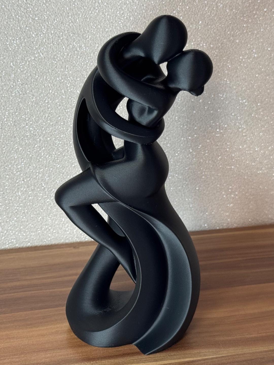 Sculpture Couple Amoureux en Tango – Statue Moderne Abstraite – Décoration Romantique – Cadeau de Mariage ou Saint-Valentin