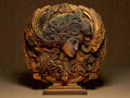 Vierge Astrologique – Statue Signe du Zodiaque Vierge en Impression 3D – Décoration Élégante Effet Bronze – Cadeau Astrologie