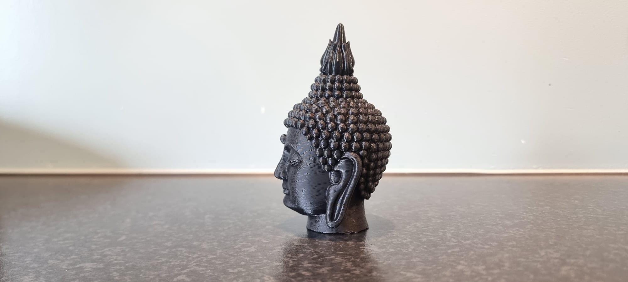 Tête de Bouddha Décorative – Statue Zen Imprimée en 3D | Décoration Spirituelle et Méditation