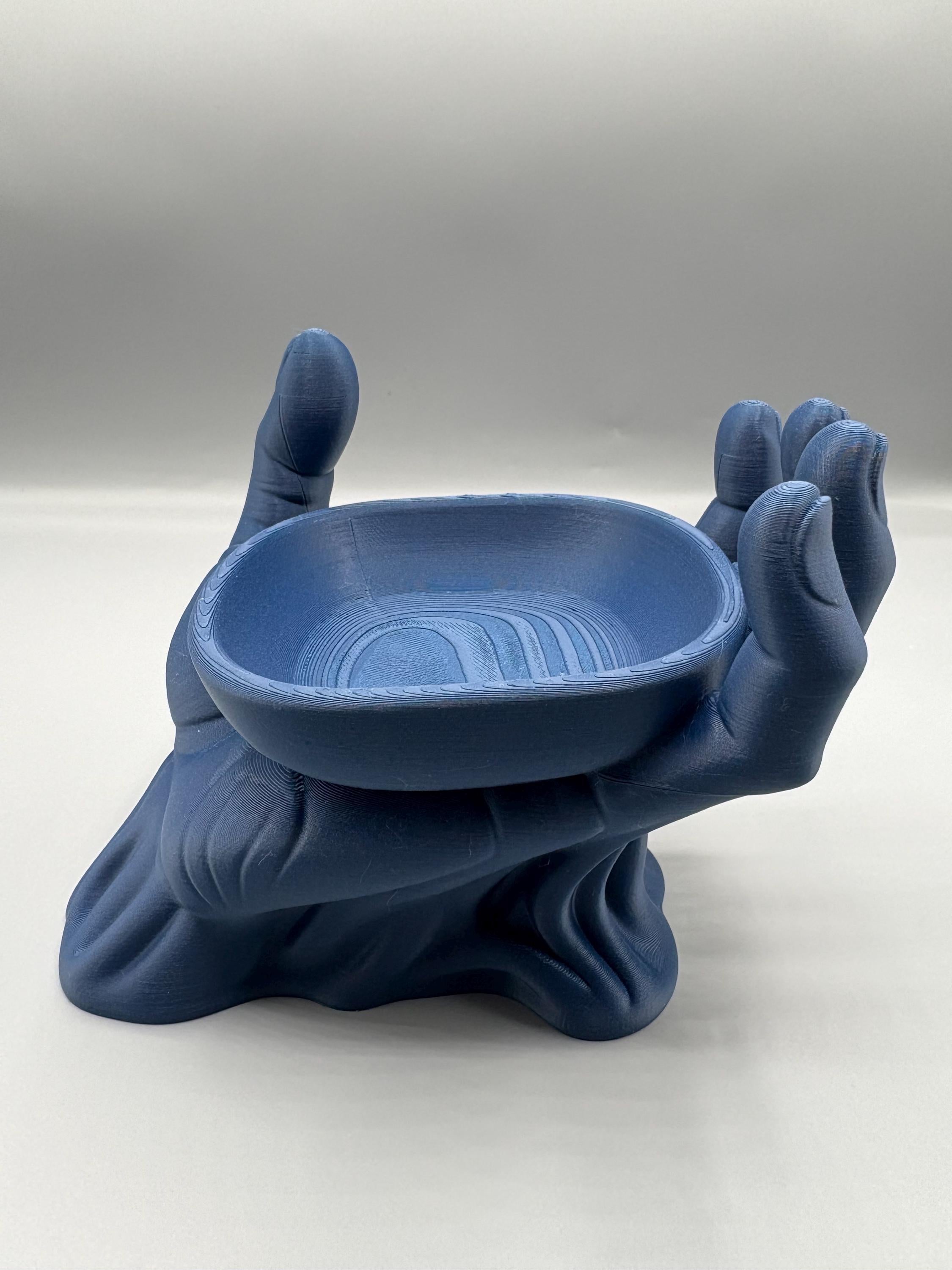 Vide-Poche Main Gothique – Support Bijoux et Clés Imprimé en 3D | Décoration Moderne