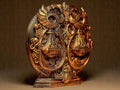 Statue Balance du Zodiaque – Sculpture Astrologique en Relief – Décoration Mystique Effet Bronze – Impression 3D Artisanale