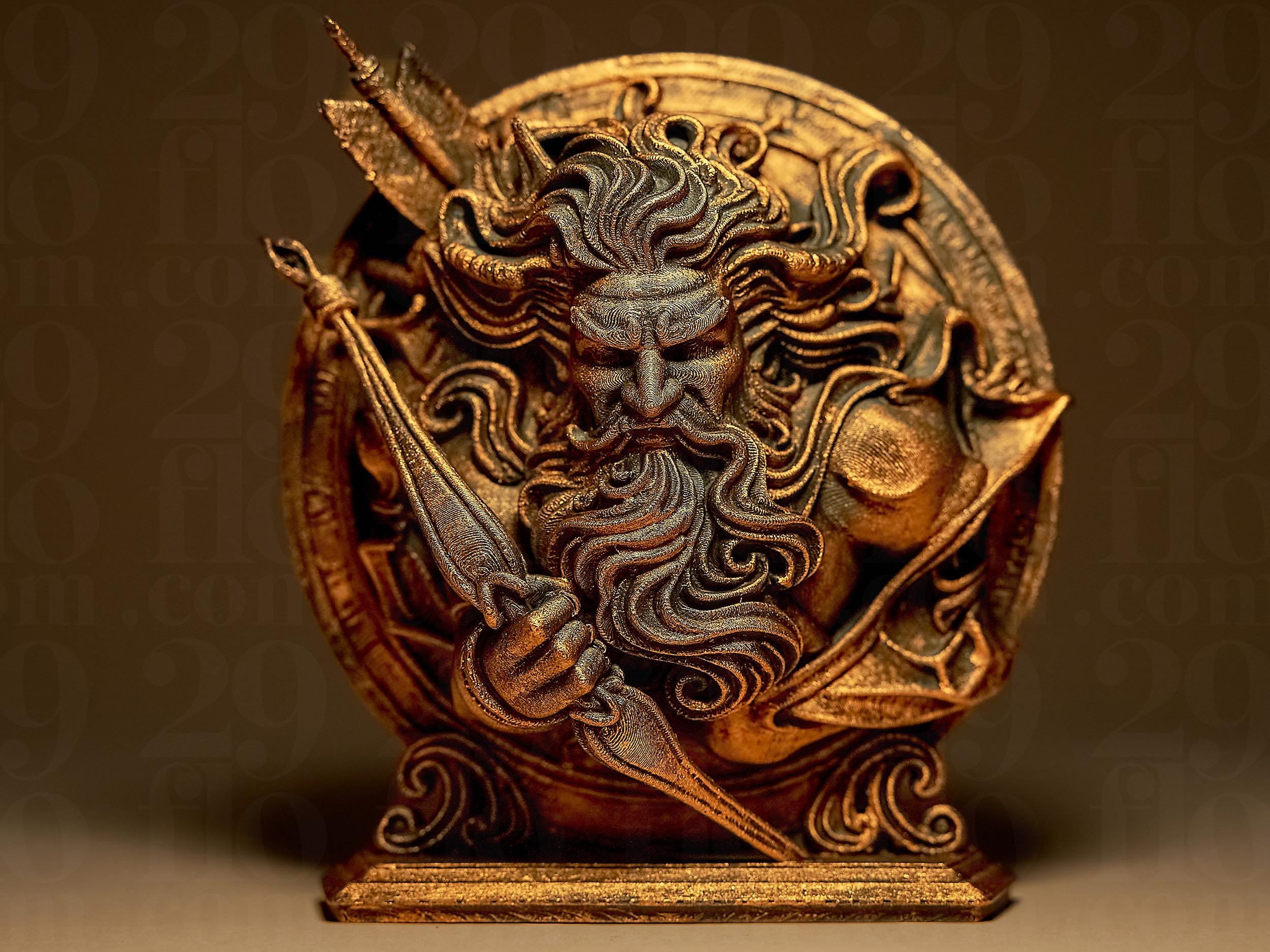 Statue Sagittaire Signe du Zodiaque – Décoration Astrologique Imprimée en 3D – Cadeau Horoscope Unique