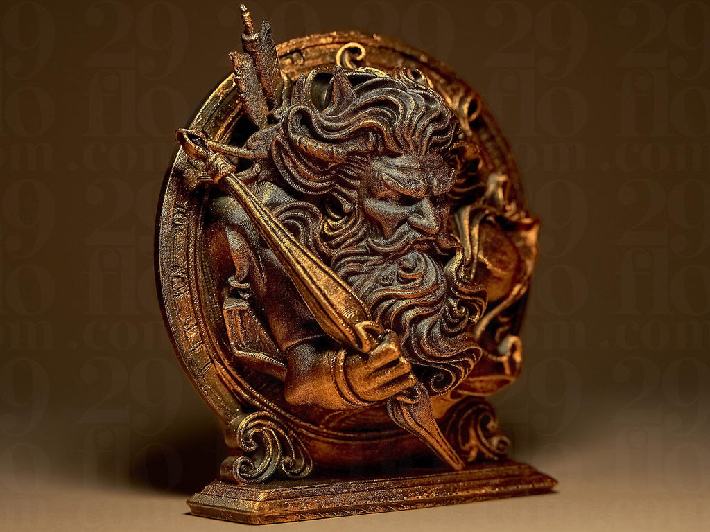 Statue Sagittaire Signe du Zodiaque – Décoration Astrologique Imprimée en 3D – Cadeau Horoscope Unique