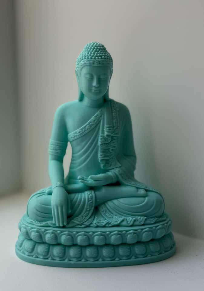 Statue Bouddha Thaïlandais – Sculpture Zen et Décoration Spirituelle Imprimée en 3D