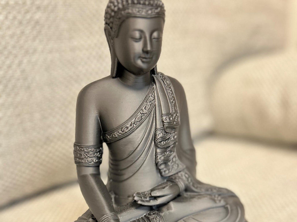 Statue Bouddha Thaïlandais – Sculpture Zen et Décoration Spirituelle Imprimée en 3D