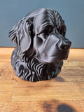Buste Terre-Neuve – Statue Chien Imprimée en 3D | Décoration Élégante & Cadeau Passion Chiens