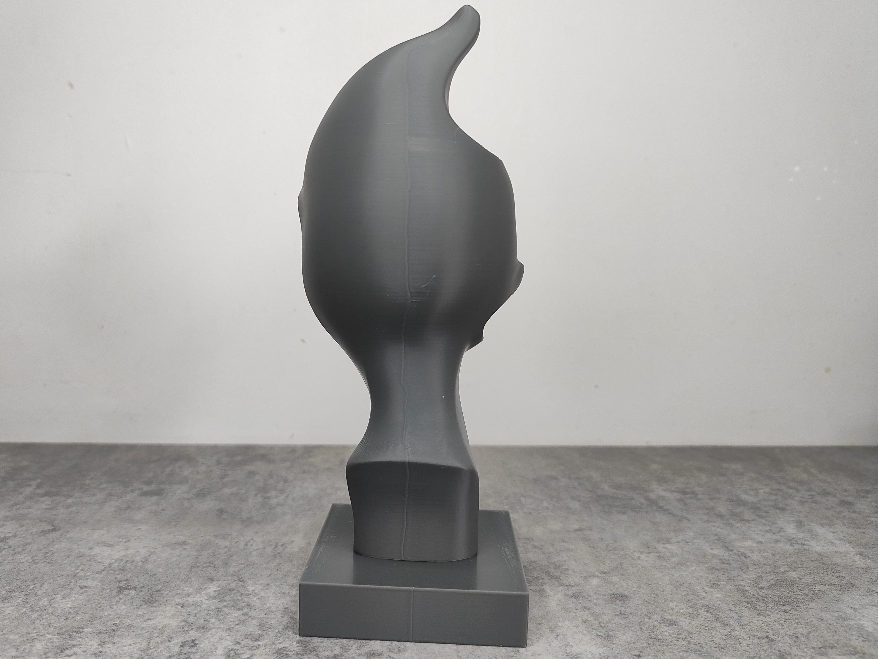 Sculpture Visage Abstrait Moderne – Statue Artistique Imprimée en 3D | Décoration Minimaliste & Contemporaine