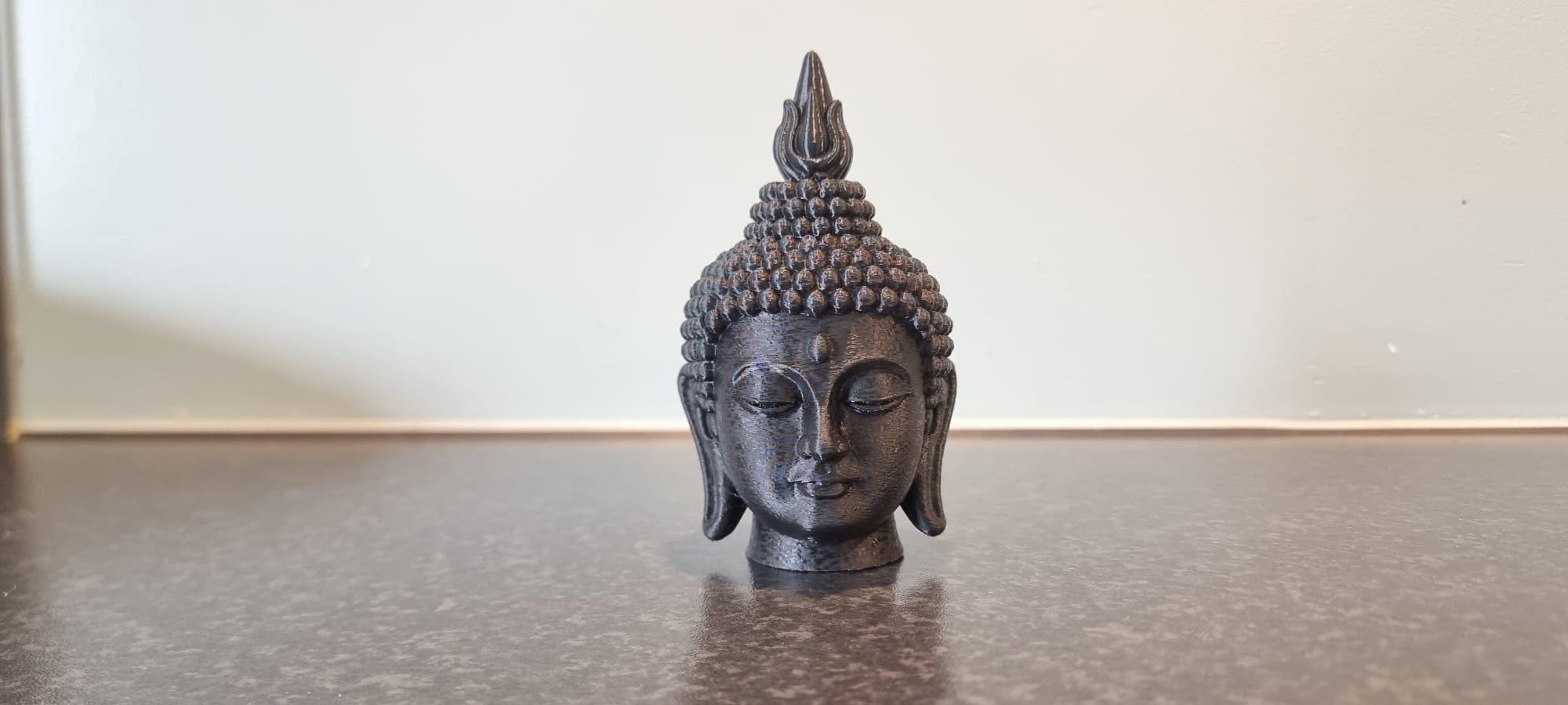 Tête de Bouddha Décorative – Statue Zen Imprimée en 3D | Décoration Spirituelle et Méditation