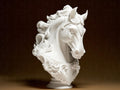 Buste de Cheval Baroque – Sculpture Équestre Imprimée en 3D | Décoration Élégante et Artistique