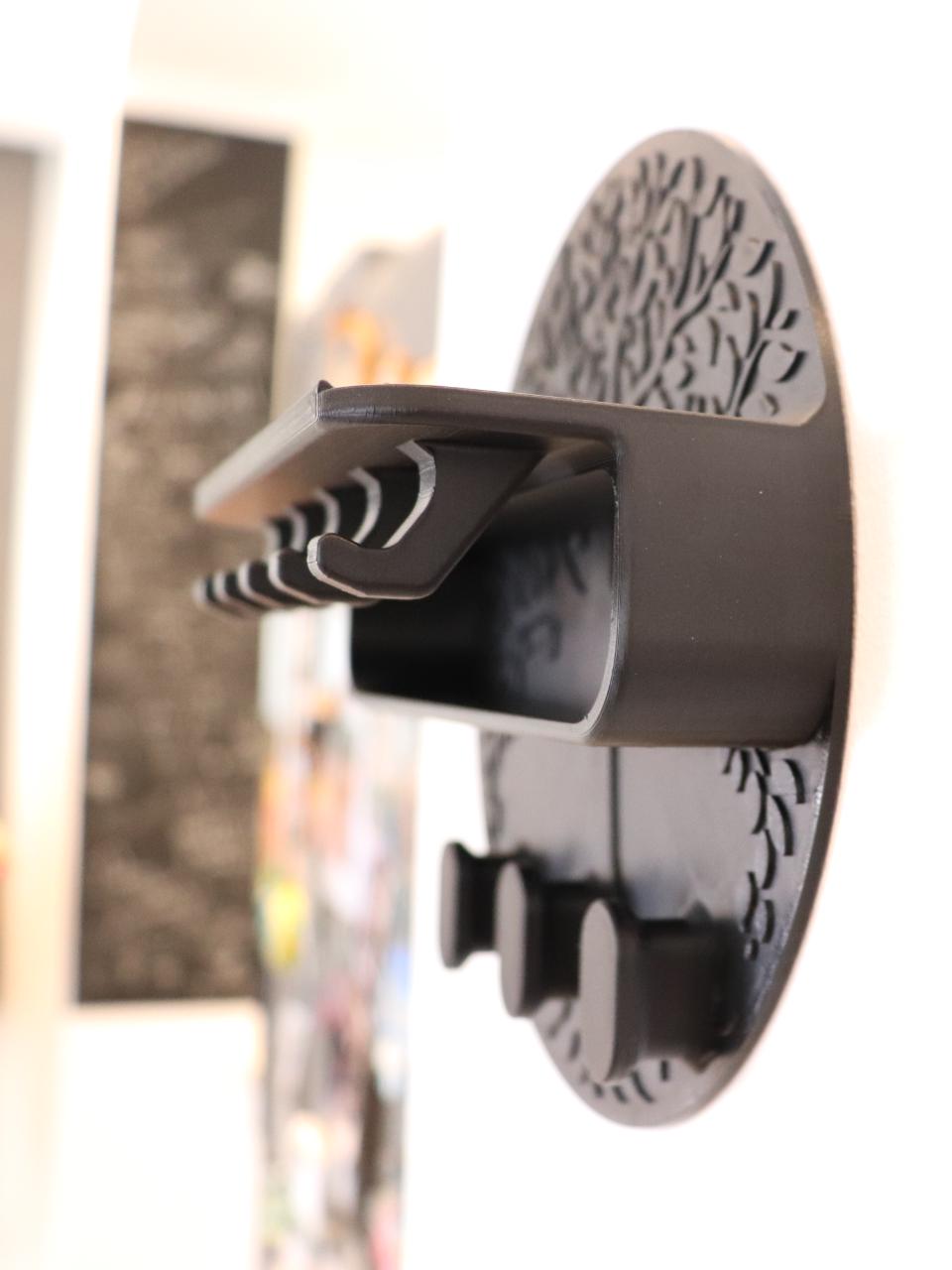 Porte-Clés Mural Arbre de Vie – Organisateur Entrée Imprimé en 3D | Support Lunettes & Courrier